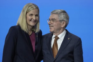 Kirsty Coventry va remplacer Thomas Bach lundi à la tête du CIO KEYSTONE/AP/Thanassis Stavrakis